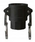 Camlock type F - mannelijk met buitendraad - polypropyleen - 1/2" - DN20 - F75