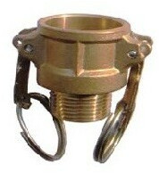 Camlock type B - vrouwelijk met buitendraad - messing - 6" - DN150 - B600