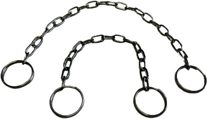 Tankwagen Raccord - Ketting - Inox - 200mm