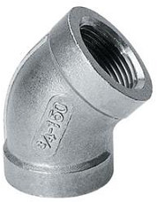 Coude 45° Nº120 Inox 1/8” bi. x bi.