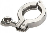 Tri Clamp Gasket with Lip - DIN - DN65 - Silicone - Transparent