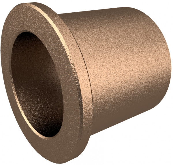 Glijlager met flens - Lagerbus - Cilinderbus - SIB-MET - Sinterbrons - 16/20/242x12 mm
