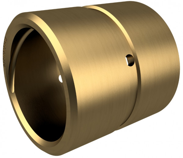 Palier lisse - Bague de palier - Bague cylindrique - BRO-MAS - Bronze - 25/35x50 mm