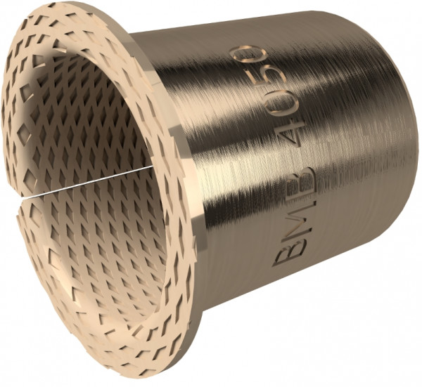Bague cylindrique avec bride - BRO-MET - Bronze - 240/245/275-2.5x90 mm