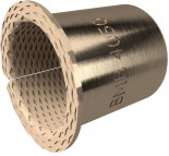 Cylindrical Bushing - Plain Bearing - BIV-MET - Steel/Bronze - 90/95x60 mm