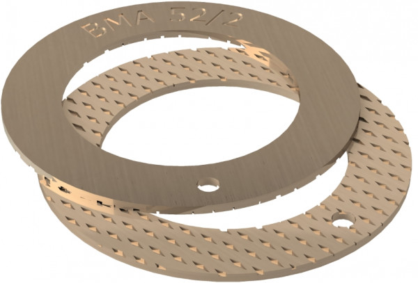 Rondelle de butée - BRO-MET - Bronze - 28x48/1.5 mm