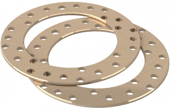 Rondelle de butée - BRO-MET L - Bronze - 28x48/1.5 mm