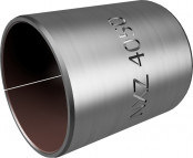 Glijlager - Lagerbus - Cilinderbus - NOX-MET - Niro / PTFE - 20/22x15 mm