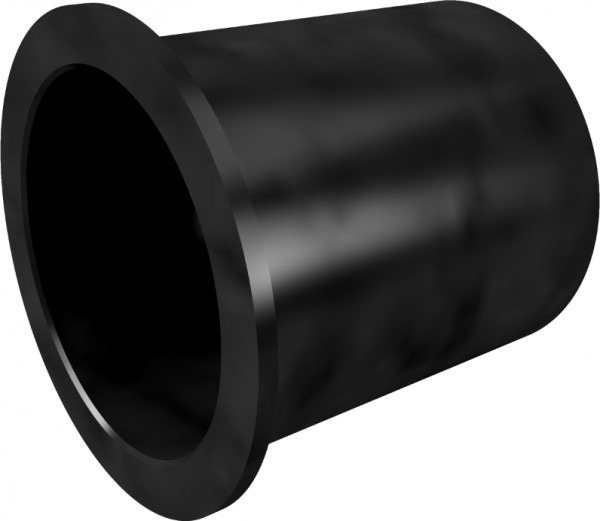 Palier lisse - Bague de palier - Bague cylindrique avec Bride - COM-KU/S - Plastique - 7/8/120.5x6 mm