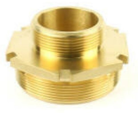 Tankwagen Koppeling - Verloopnippel - Messing - 2" x 1-1/2