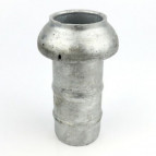 Dallai V-deel met laskoppeling - type C - zwart - 89 x 89 mm