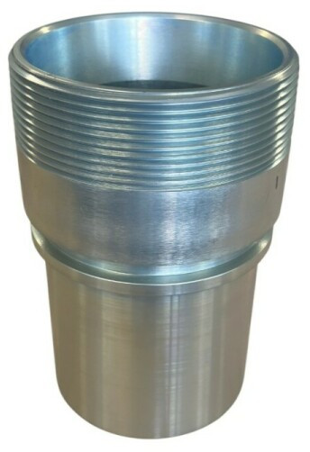 Slangpilaar met NPT buitendraad - staal verzinkt - 4" (DN100)