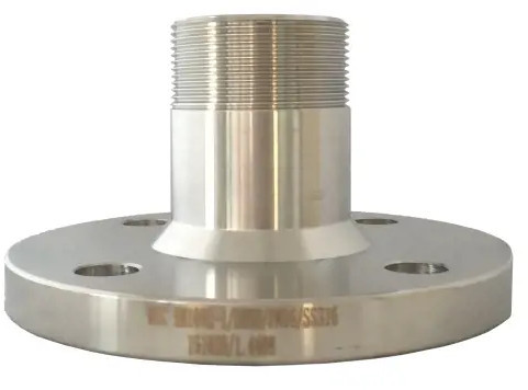 2" flens met buitendraad, lang - Staal