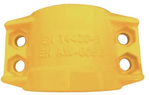 Veiligheidsklem 30-33 mm aluminium jaune