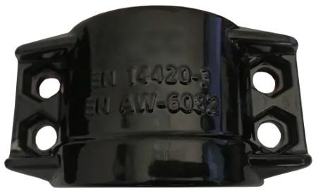 Veiligheidsklem 30-33 mm aluminium zwart