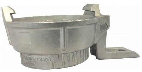 Tankwagenkoppeling avec 90° hendel - Filetage femelle - DN80 - Inox 316