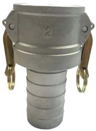 Raccord Camlock type C - femelle avec douille annelée - aluminium - 3" - DN80