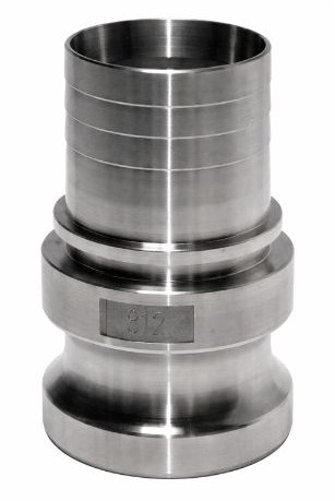 Camlock Mâle avec Embout de tuyau - Type ES - Aluminium - Geribte Embout - 2" - DN 50