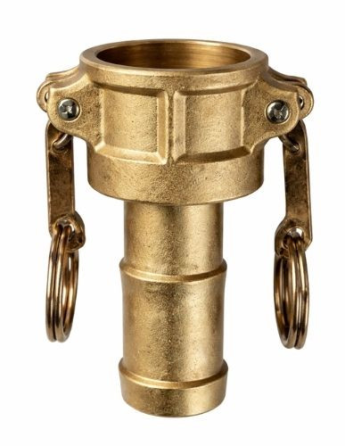 Raccord Camlock type C - femelle avec douille annelée - laiton - 5" - DN125 - C500