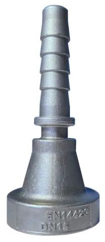 1/2" stoomslangkoppeling zonder flens