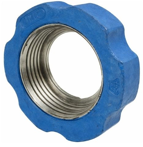 Wartelmoer DN50 RVS 304 met rubber beschermring - Melkkoppeling DIN 11851