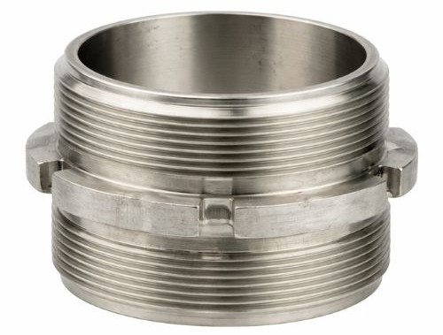 Tankwagenkoppeling dubbele nippel - Inox - 3/4
