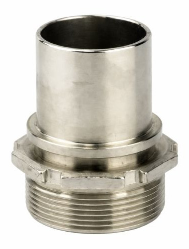 Tankwagen Slangpilaar - Uitwendig filetage - Inox - 1/2" (DN13)