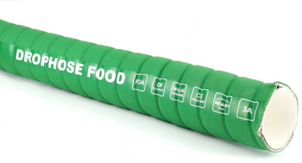 Tuyau alimentaire - Levensmiddelenslang zuig/pers SP Vert - 38x50mm (Au mètre)
