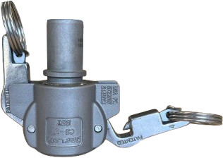SAFLOCK RVS 316 CCS 3" GLADDE TW TULE VRL DIN 2828 DRAAIBAAR