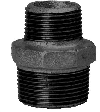 Nipple réducteur type 245 noir - 2 1/2 x 1 1/2