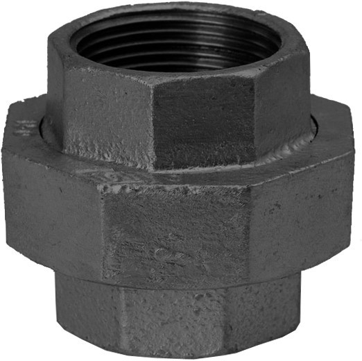 Koppeling type 340 zwart binnendraad - 2 1/2"