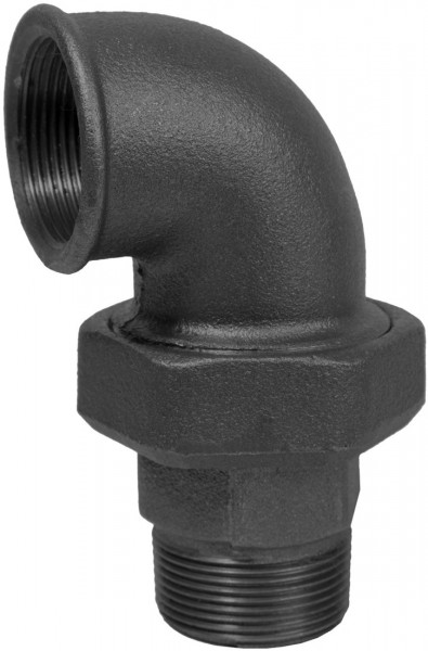 Fitwerk Zwart type 98 5/4" haakse kopp. bin/buidr.