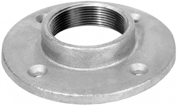 4-Gaten draadflens type 321 gegalvaniseerd - 1/2"