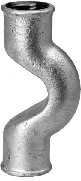 Overgangsbocht binnendraad type 85 gegalvaniseerd - 3/8"