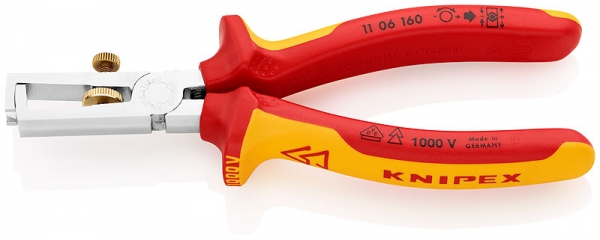 Knipex Afstriptang + veer comfort 160 mm VDE
