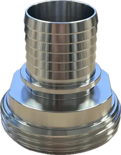 SMS-raccord mâle avec slangaansluiting - DN63 avec slangaansluiting DN50