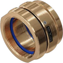 MannTek Swifel draaikoppeling - messing -  4" binnendraad - DN100