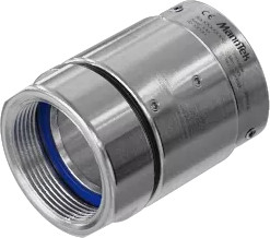 MannTek swifel Dubbele draaikoppeling - aluminium - 2" binnendraad - DN50