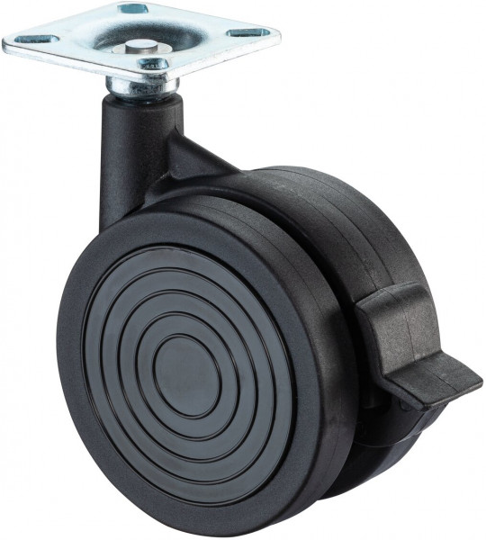 Plastique dubbel roue avec rem Réf. F343.060