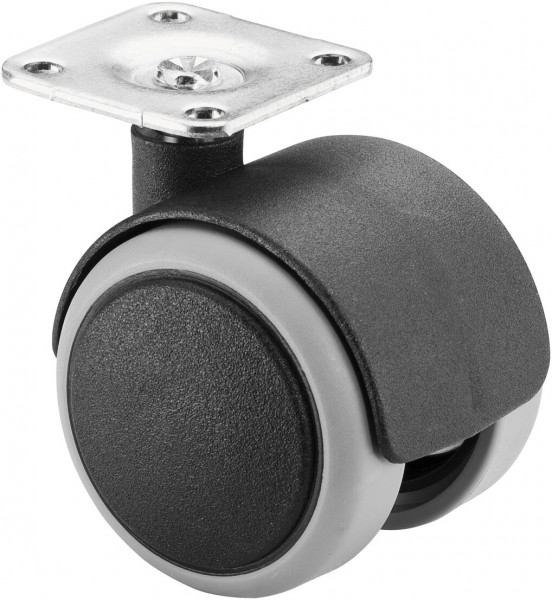 Kunststof dubbel wiel Art.-Nr. F76.050.PL