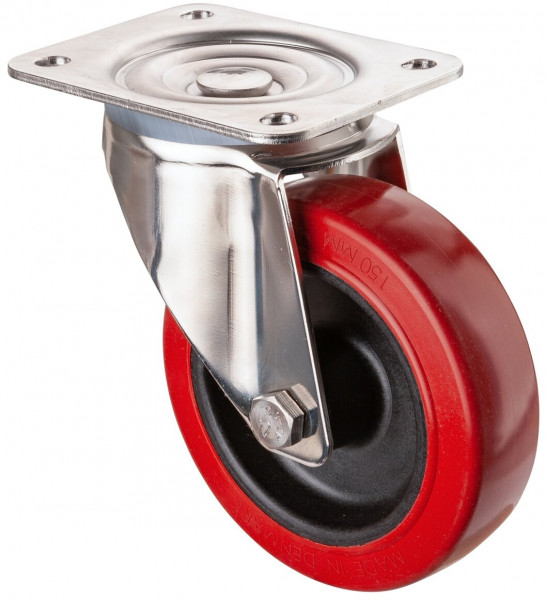 Inox roue de transport Réf. H100.B21.150