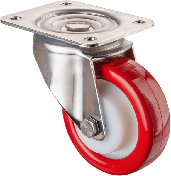 Inox roue de transport Réf. H100.B28.125