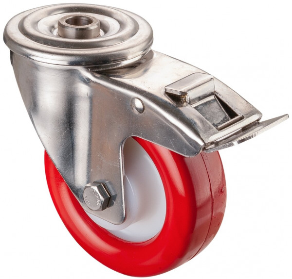 Inox roue de transport Réf. H101.B28.125