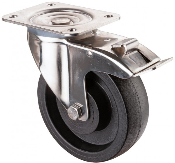 Inox roue de transport Réf. H120.B22.160