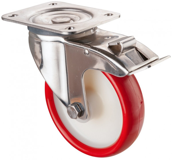 Inox roue de transport Réf. H120.B26.160