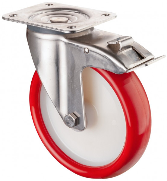 Inox roue de transport Réf. H120.B26.201