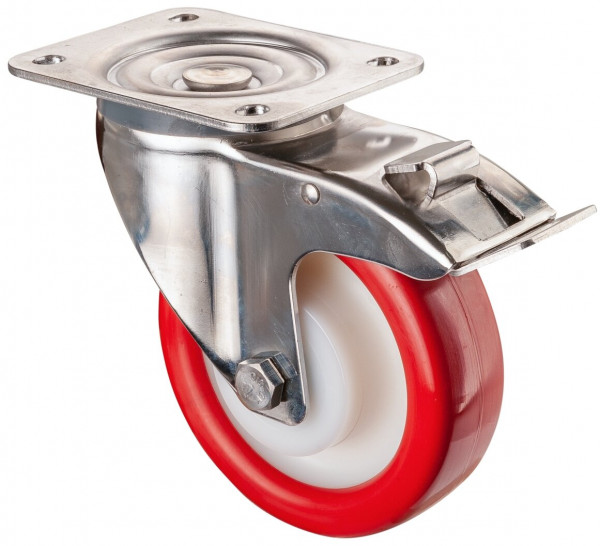 Inox roue de transport Réf. H120.B28.150