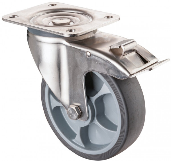 Inox roue de transport Réf. H120.B43.160