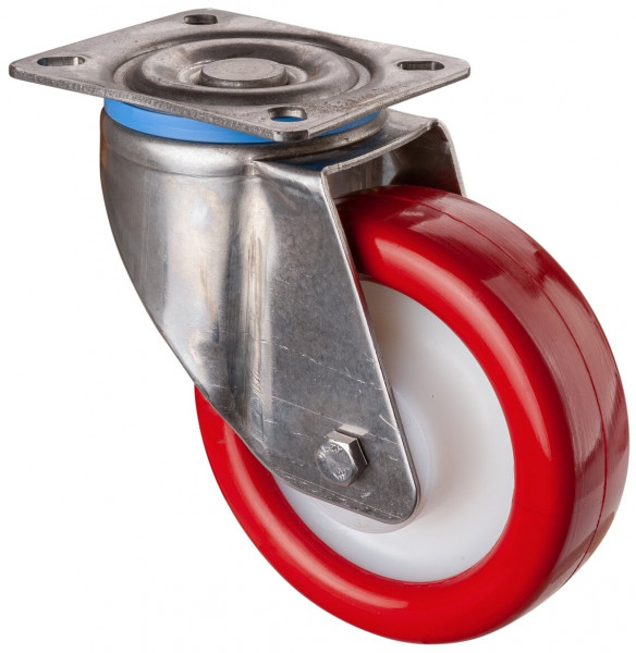 Inox zwaarlastwielen Réf. HS100.B27.127