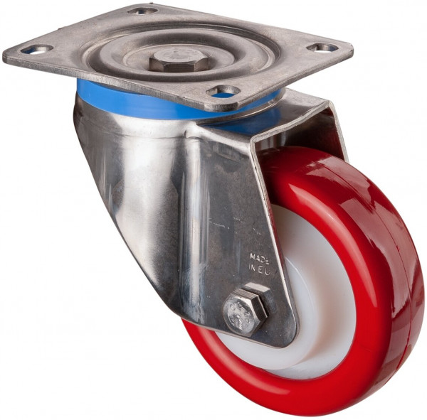 Inox zwaarlastwielen Réf. HS100.B27.128